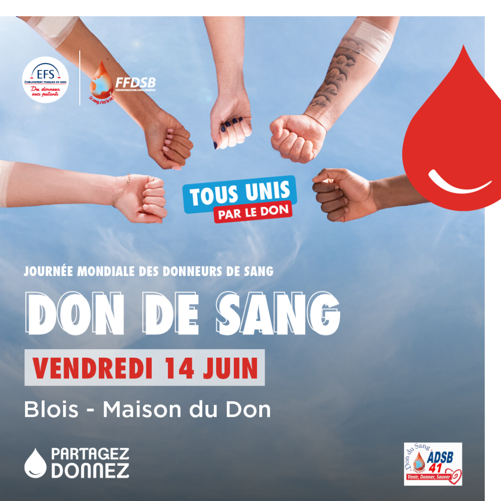 Don du sang - Vendredi 14 juin