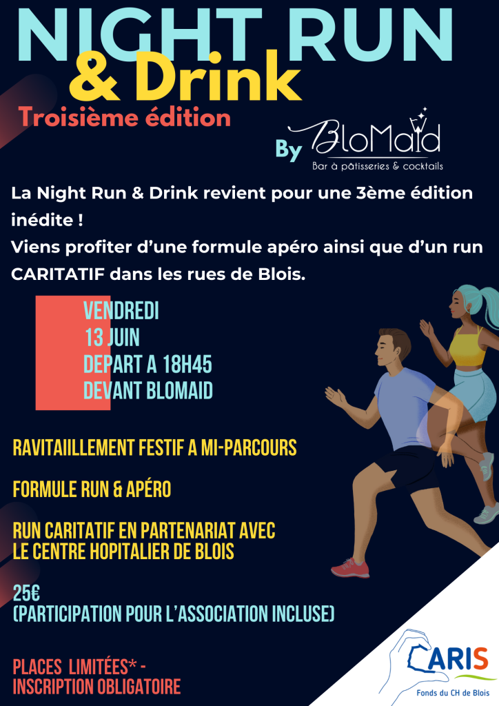Night run & drink by Blomaid - 13 juin 2025