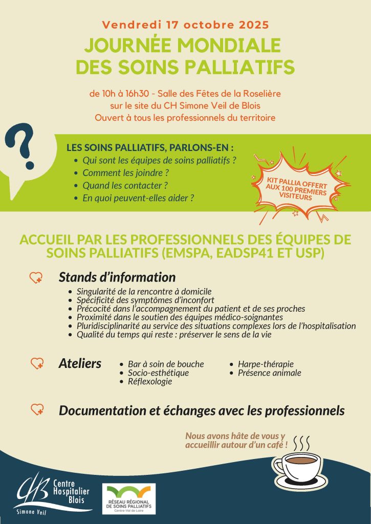 Journée Mondiale des Soins Palliatifs -Vendredi 17 octobre 2025